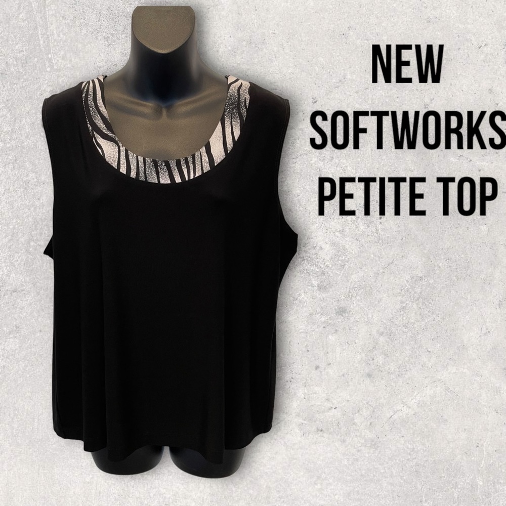 327 - NEW SOFT WORKS PETITES TOP